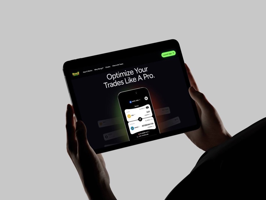 Mango Swap on a tablet: Optimize your trades like a pro
